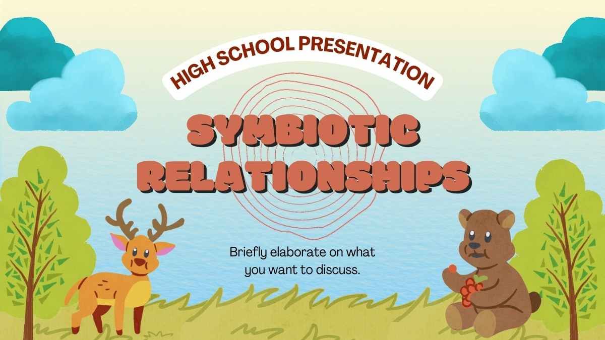 Lição sobre relações simbióticas para o ensino médio - slide 0