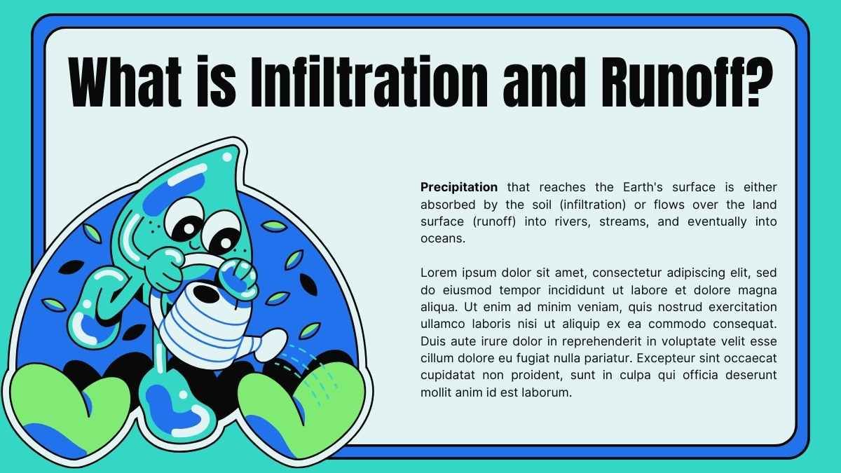 Discover Blue and Green cute, Illustrated Stickers for Middle School education. - slide 10