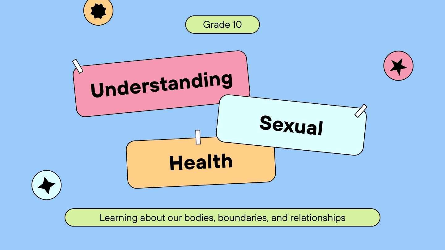 Understanding Sexual Health Lesson Slides for High School - slide 1