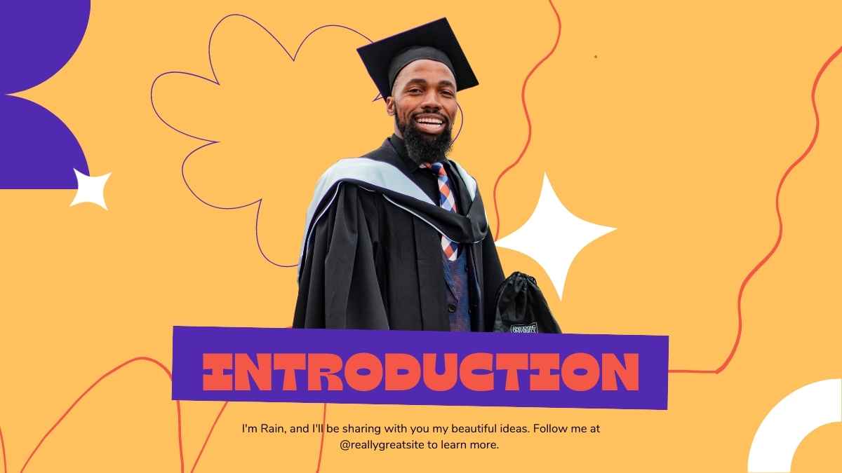 Retro University Graduation Yearbook Slides - slide 5