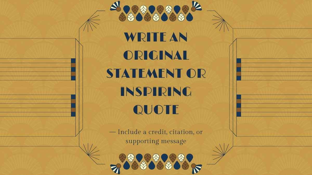 Vintage Art Deco Style Educational Slides - slide 9