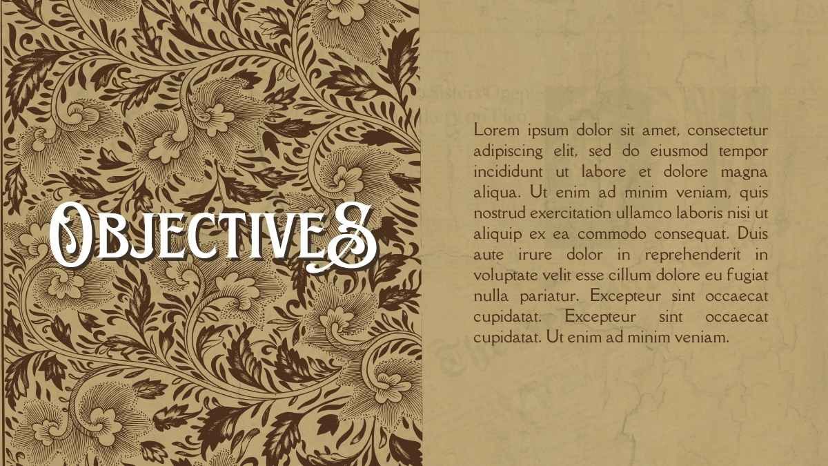 Vintage Art Nouveau Style Research Poster - slide 4