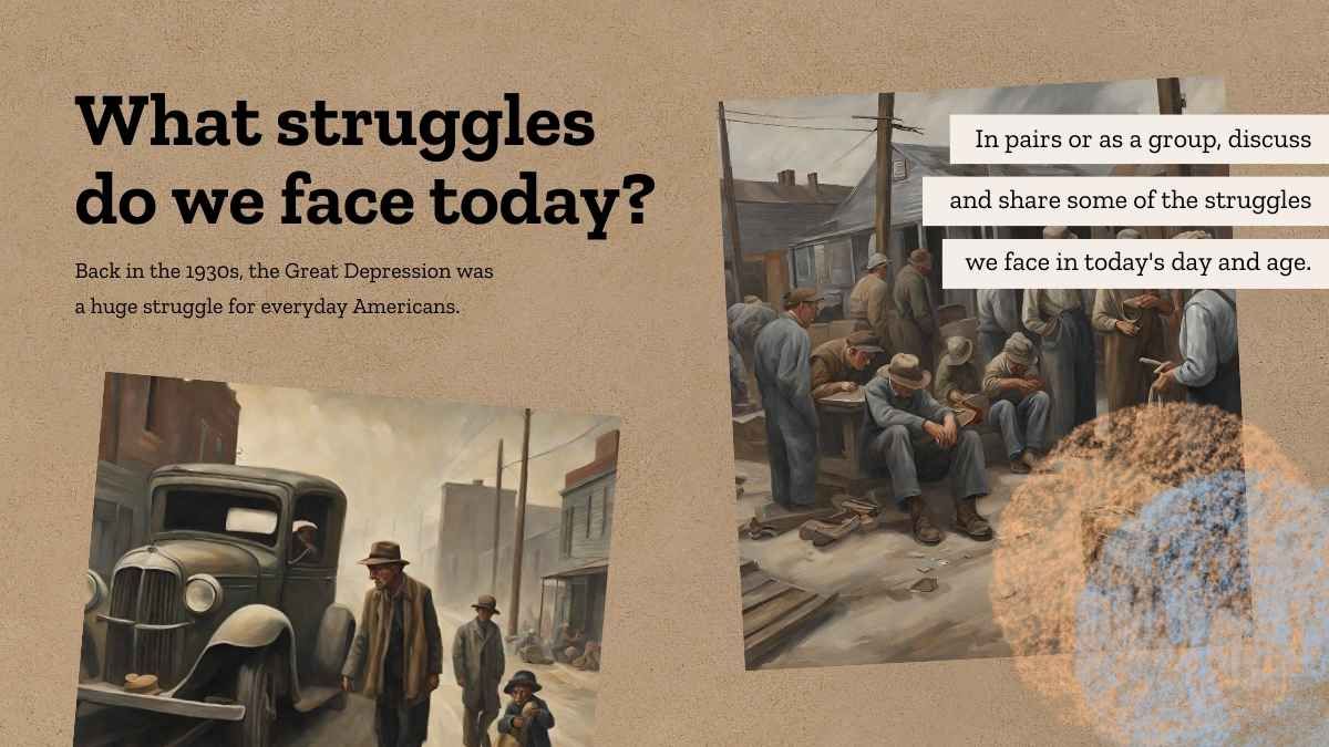 Vintage Collage Social Realism in Art Lesson - slide 14