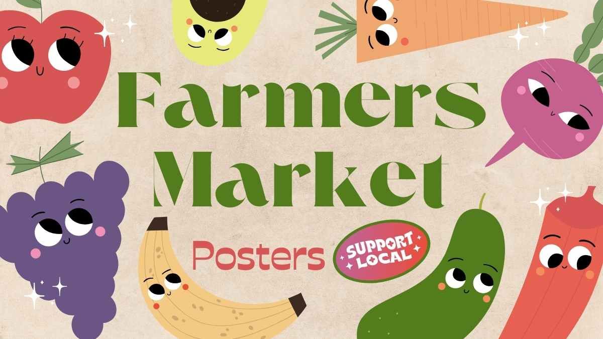 Vintage Farmers Market Posters - slide 0