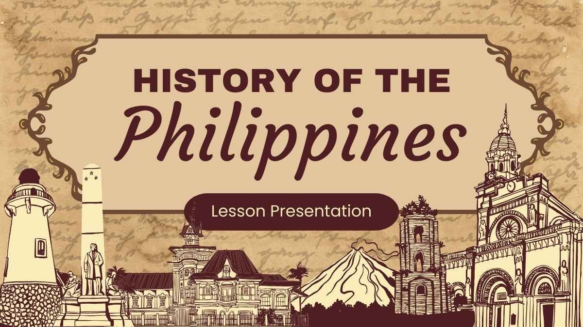 Vintage History of Philippines Lesson - slide 0