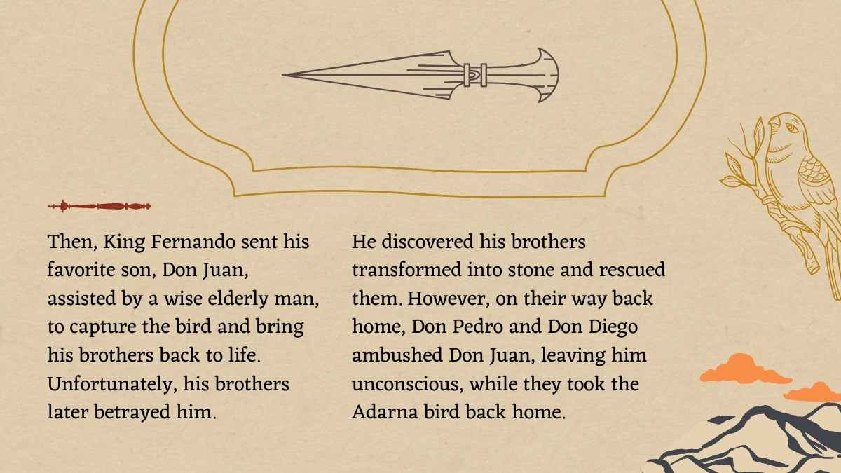 Vintage Ibong Adarna Lesson Background - slide 7