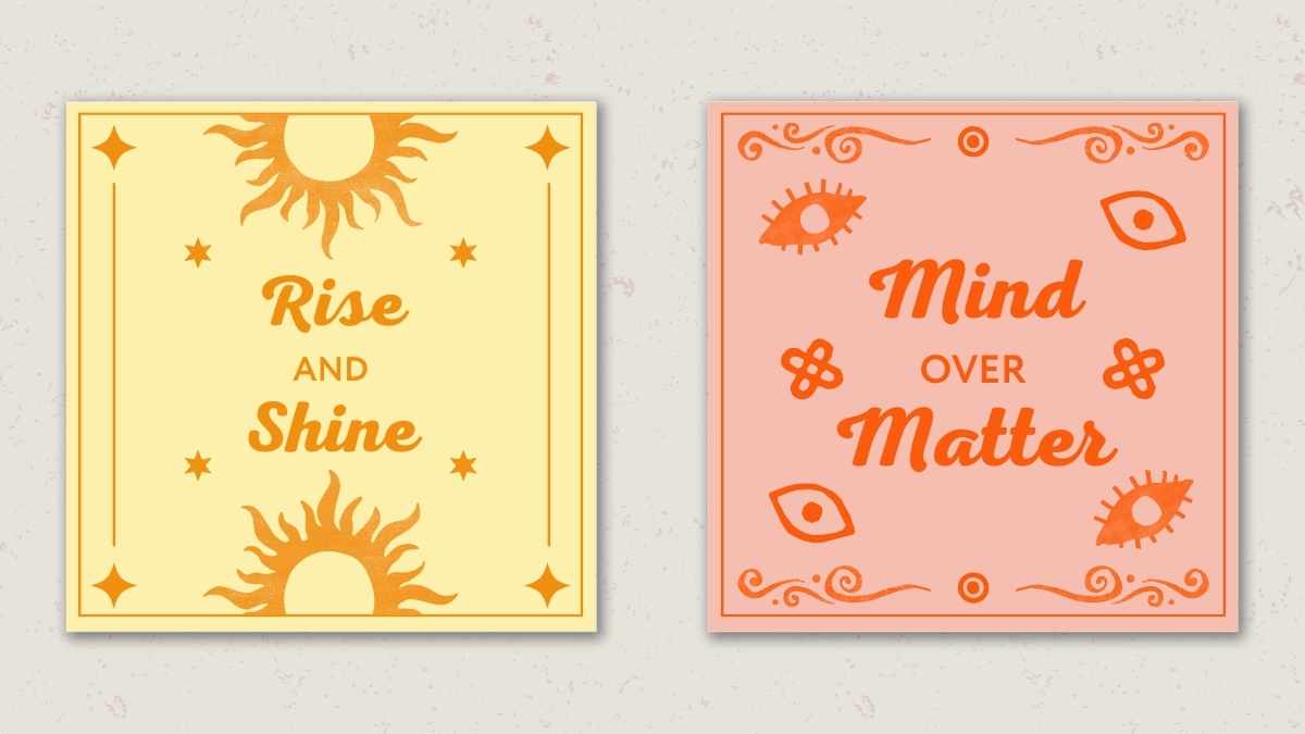Vintage Illustrated Daily Mindset Flashcards - slide 3