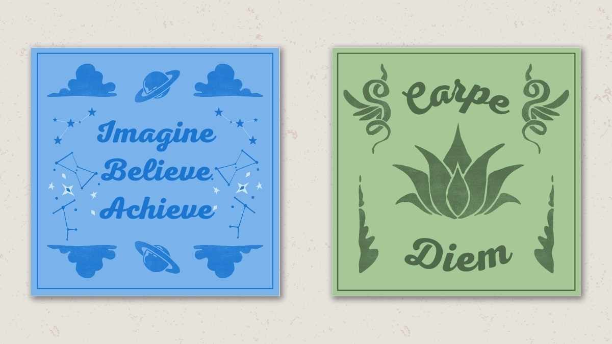 Vintage Illustrated Daily Mindset Flashcards - slide 7