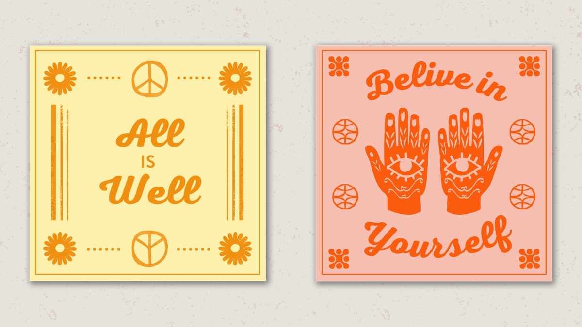 Vintage Illustrated Daily Mindset Flashcards - slide 9