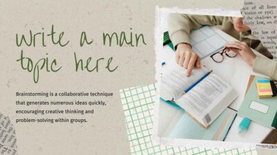 Vintage Scrapbook Brainstorm . Free PPT & Google Slides Template ...