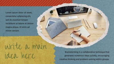 Vintage Scrapbook Brainstorm . Free PPT & Google Slides Template ...
