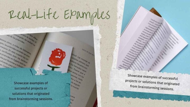Vintage Scrapbook Brainstorm . Free PPT & Google Slides Template ...