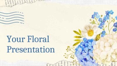 Vintage Scrapbook style Floral pattern Slides