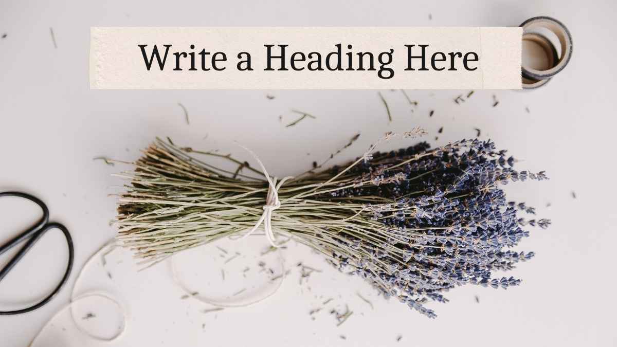 Vintage Scrapbook style Floral pattern Slides - slide 10