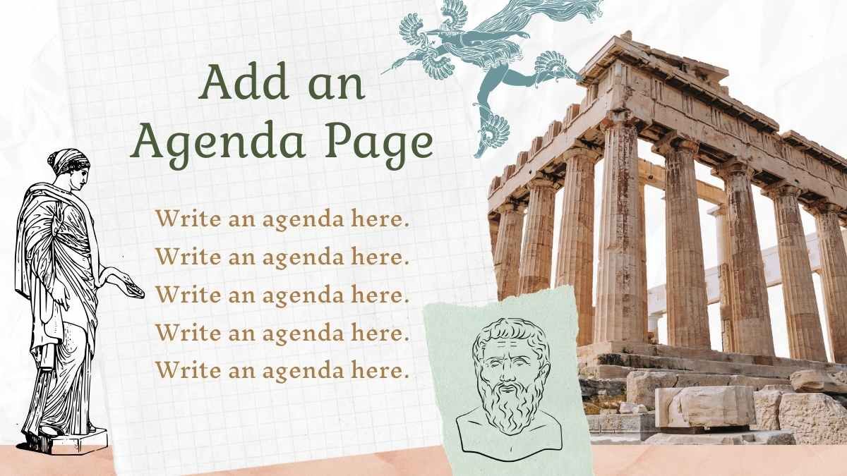 Vintage Social Studies Subject for High School: Ancient Greece & Greek Mythology - slide 2