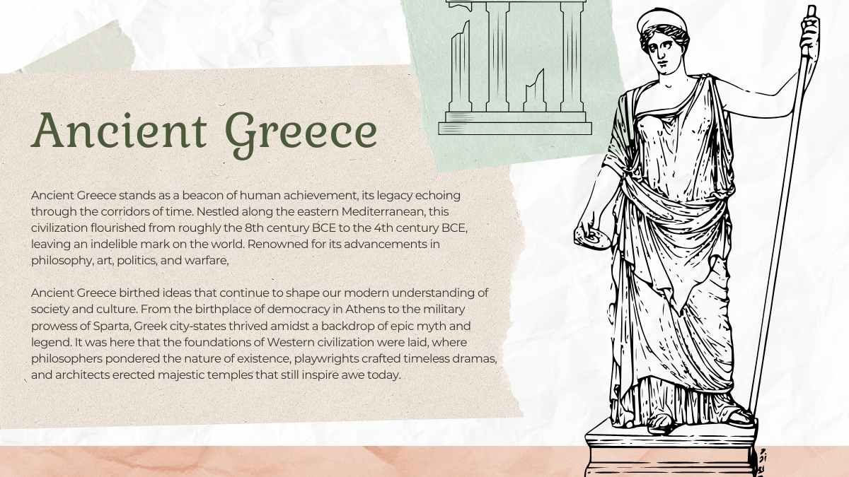 Vintage Social Studies Subject for High School: Ancient Greece & Greek Mythology - slide 4