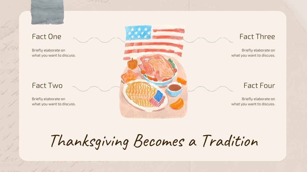Vintage Thanksgiving Historical Context Thesis - slide 9