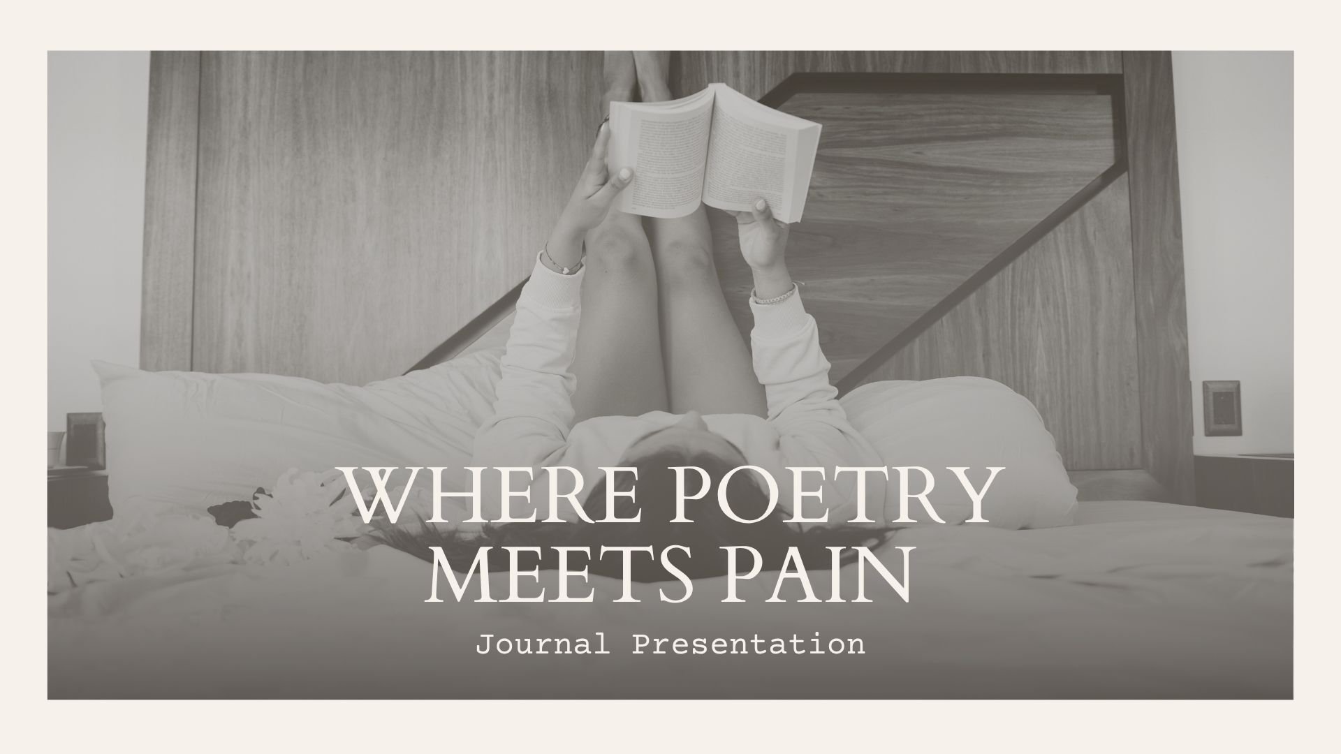 Vintage Where Poetry Meets Pain Slides - slide 1