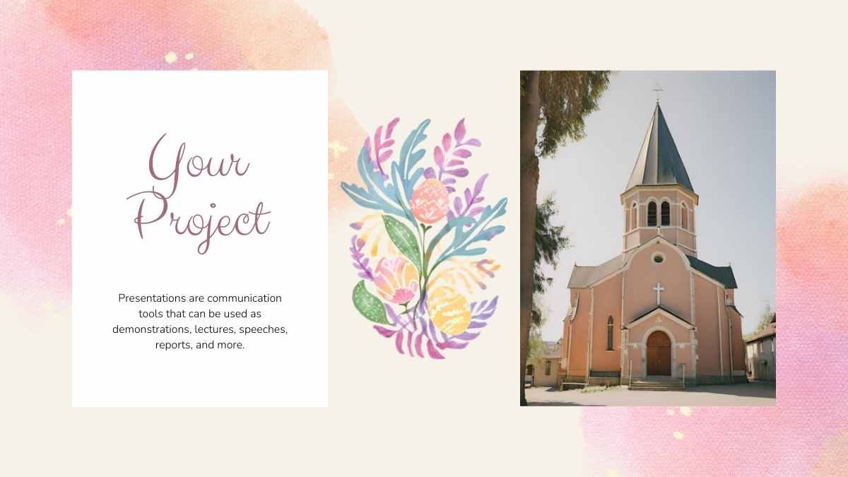 Watercolor Floral Lent Season Sermon - slide 10