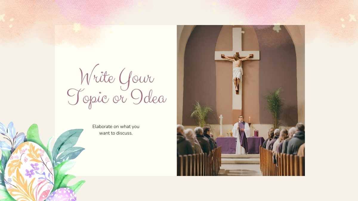 Watercolor Floral Lent Season Sermon - slide 5