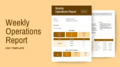 Weekly Operations Report Doc