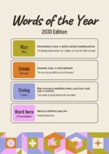 Words of the Year Decoded Poster