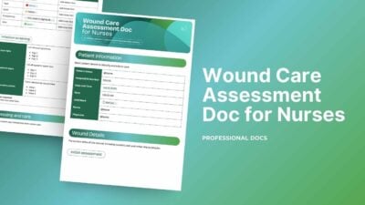 Wound Care Assessment Doc for Nurses 1