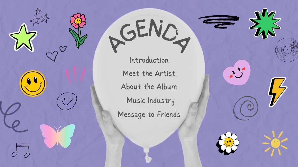 Y2K Purple Aesthetic Social Media Branding - slide 2