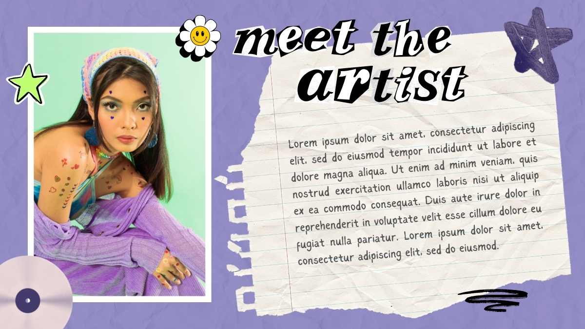 Y2K Purple Aesthetic Social Media Branding - slide 4