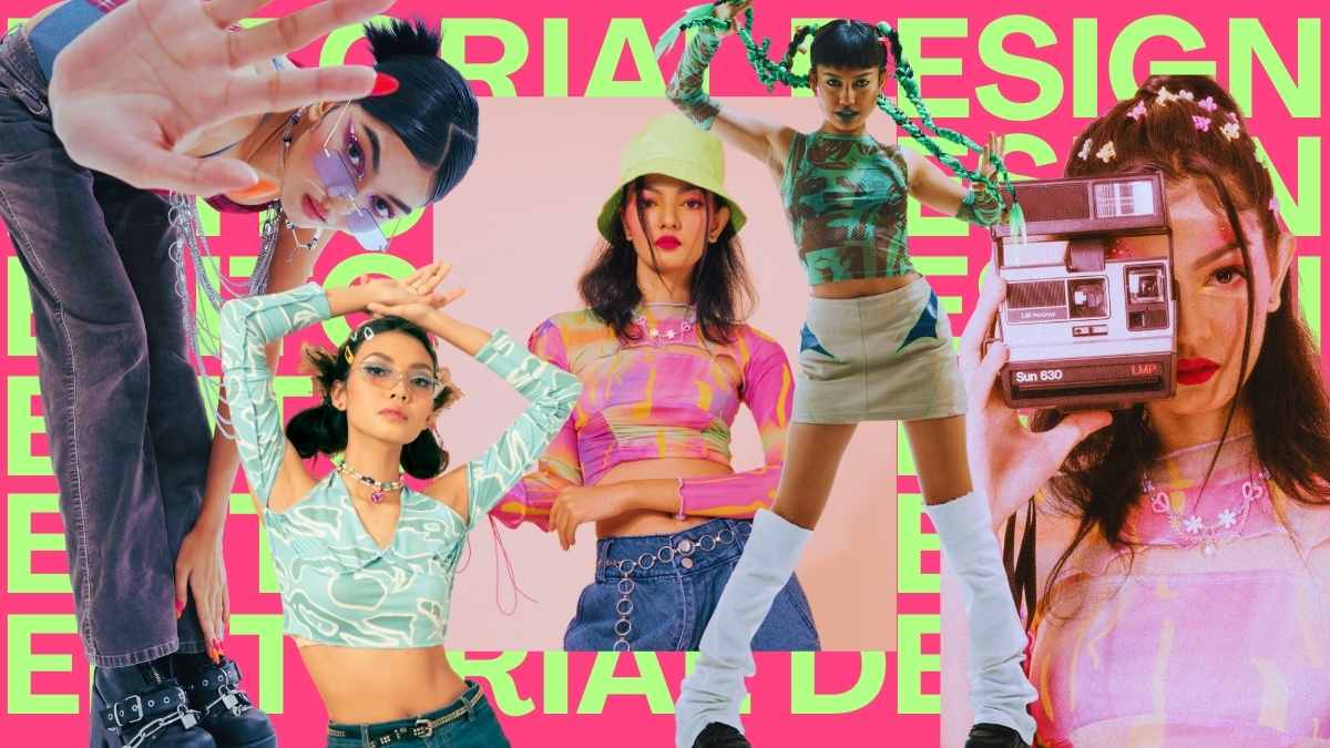 Pink Y2K Retro Editorial Design Portfolio Slides - slide 10