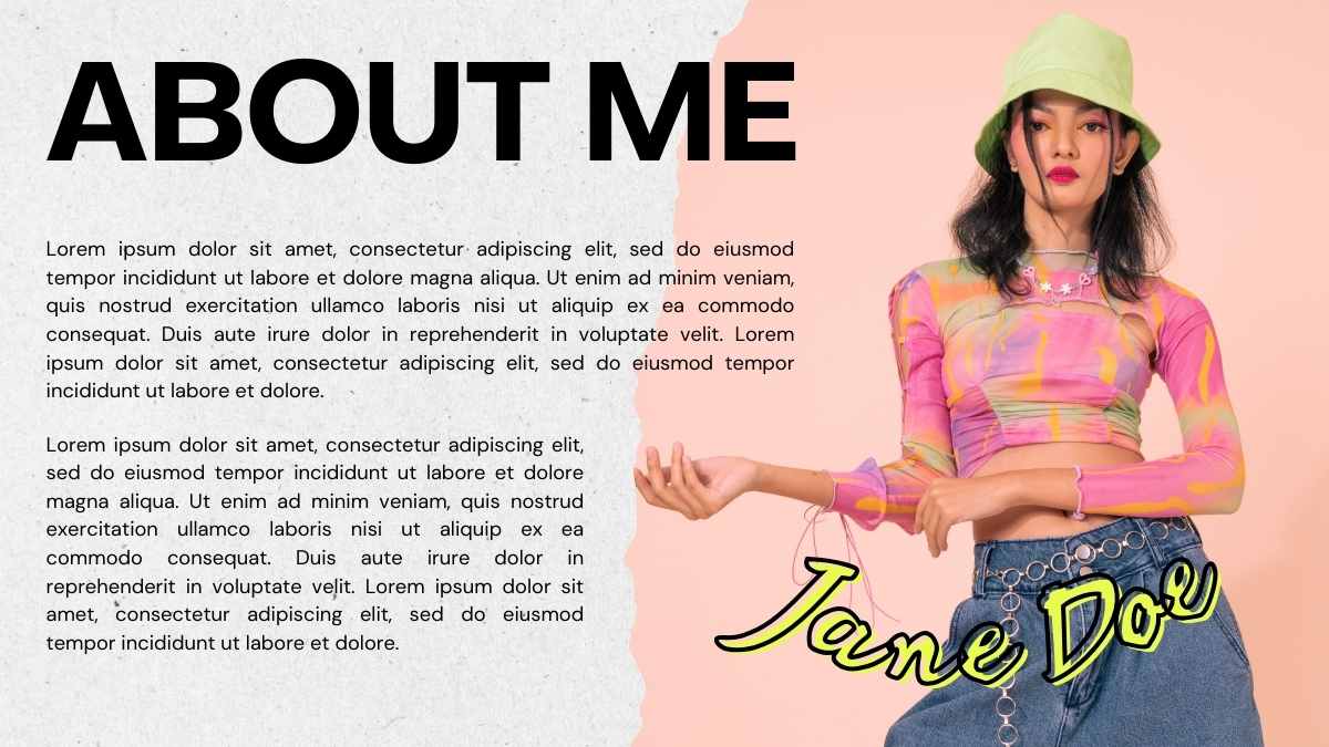 Pink Y2K Retro Editorial Design Portfolio Slides - slide 3