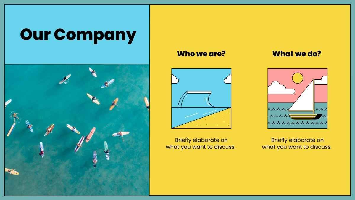 Apresentação de marketing para marca de surf - slide 5