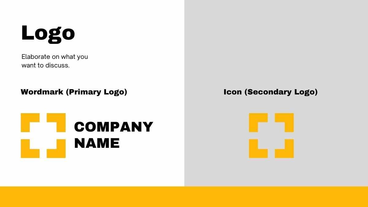 Kit de marca corporativa minimalista - diapositiva 12