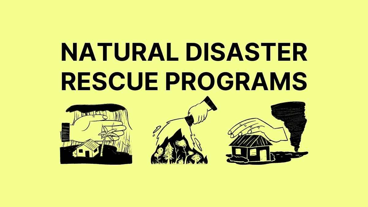 Programa mínimo de resgate em caso de desastres naturais - slide 0