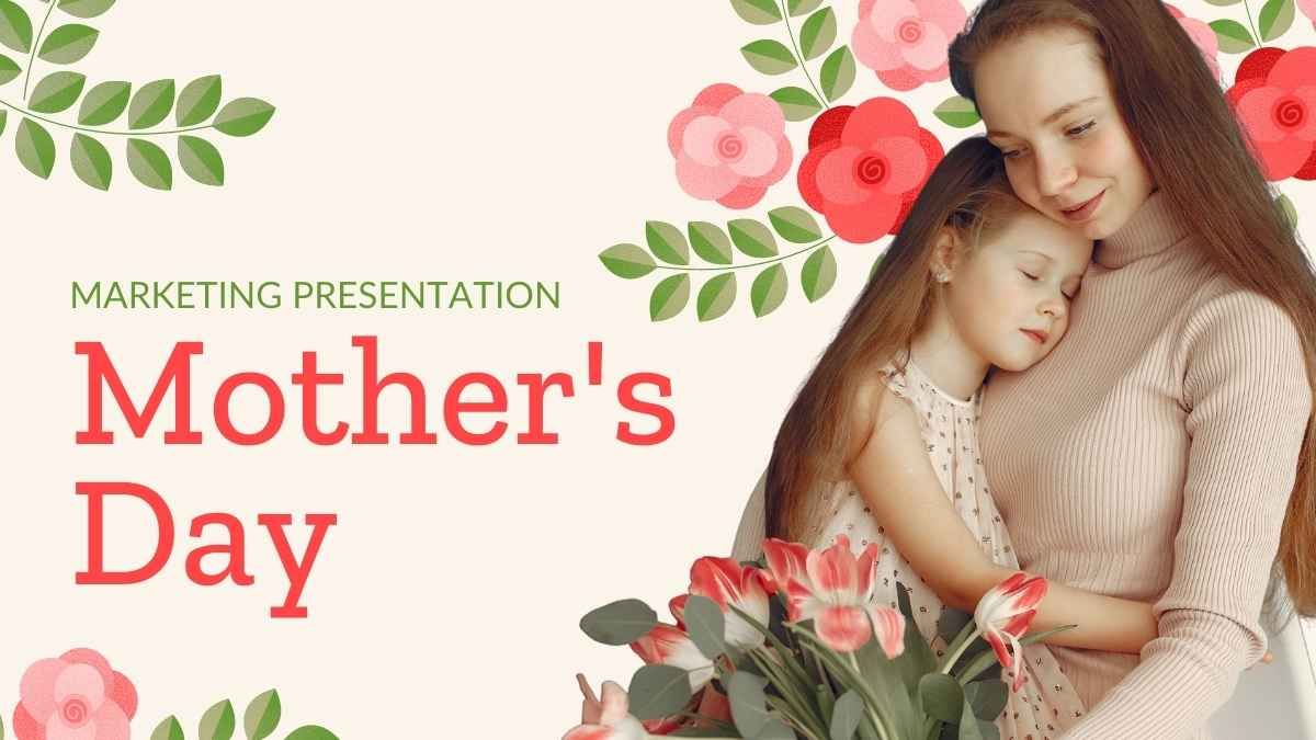 Presentación floral de marketing para el Día de la Madre - diapositiva 0