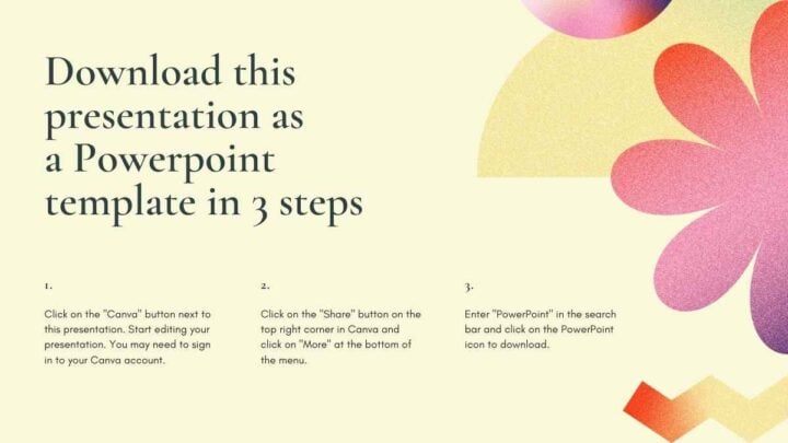 Yellow Abstract Grainy Creative. Free Presentation Template ...