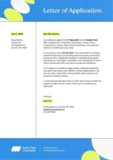 Application Cover Letter