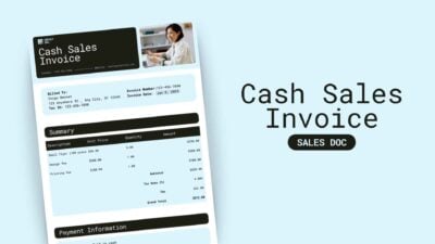 Cash Sales Invoice