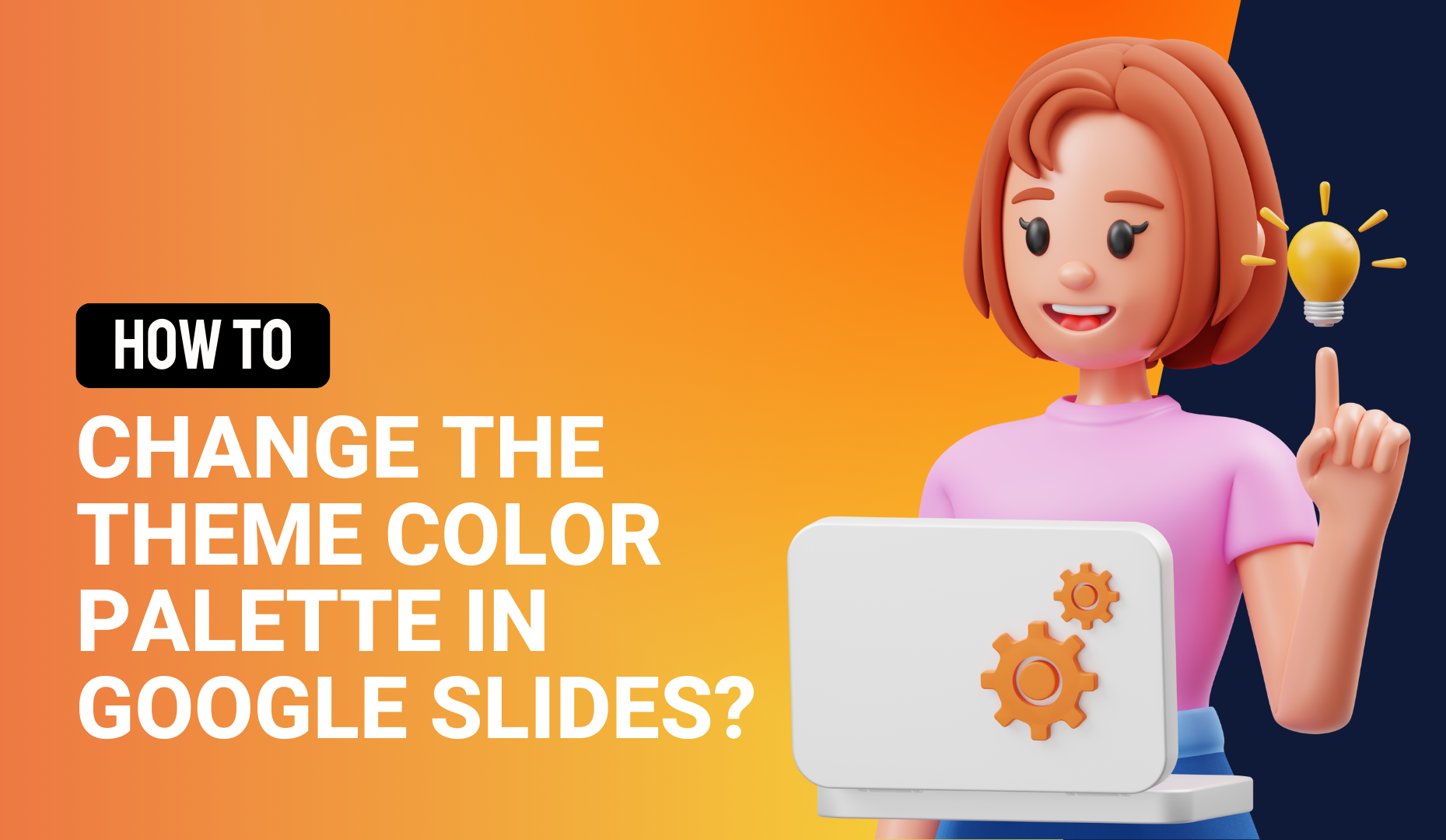 change the theme color palette in Google Slides?
