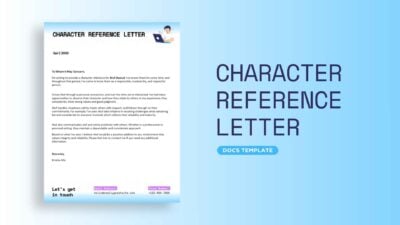 Character Reference Letter