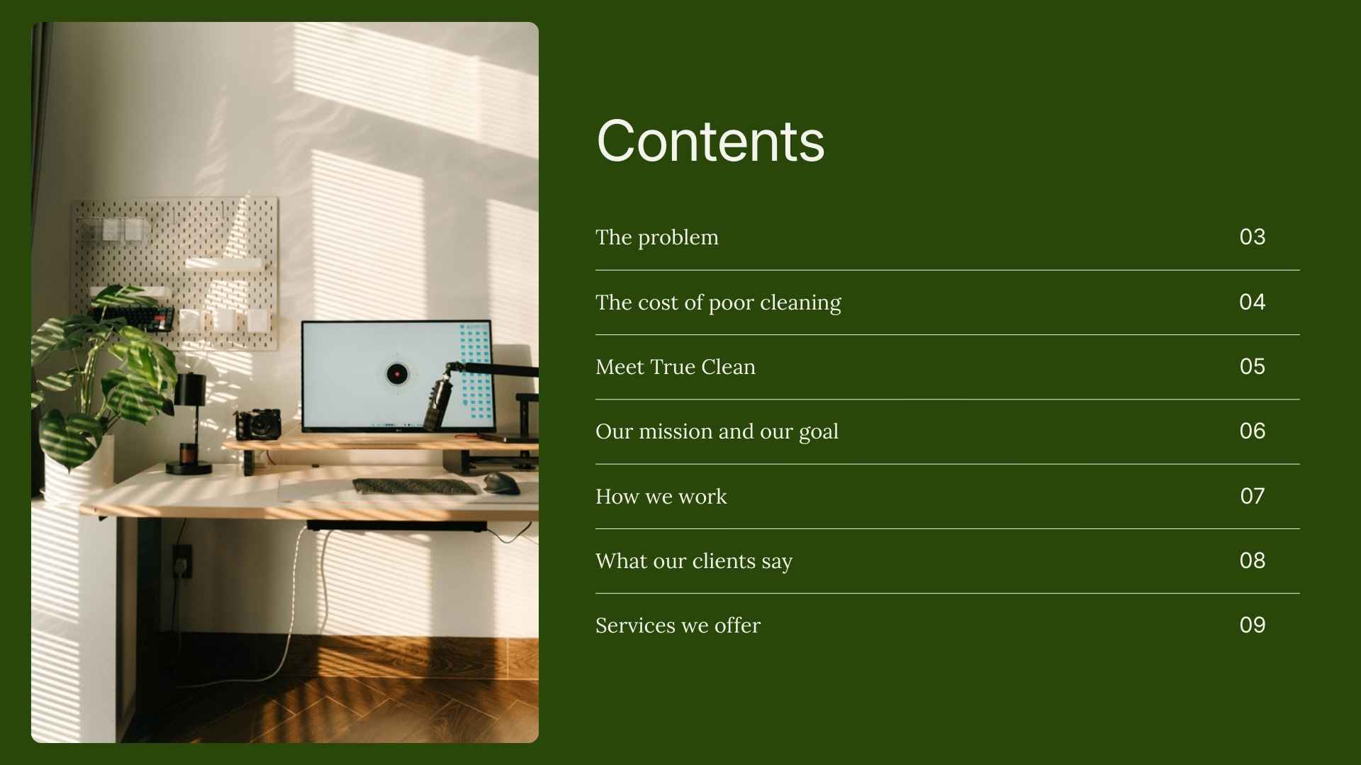 Commercial Cleaning Sales Pitch Slides - slide 2