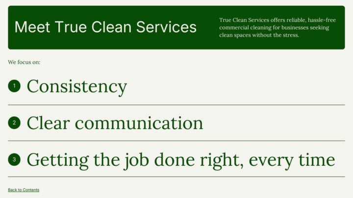 Commercial Cleaning Sales Pitch. Free PPT & Google Slides Template ...