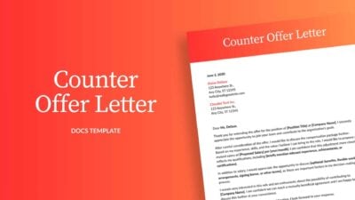 Counter Offer Letter