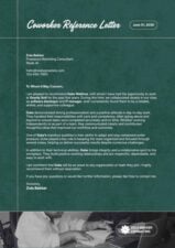 Coworker Reference Letter