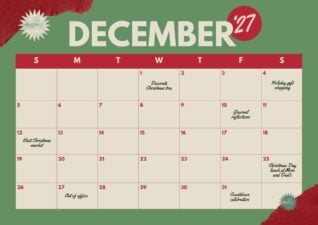 December 2027 Personal Calendar