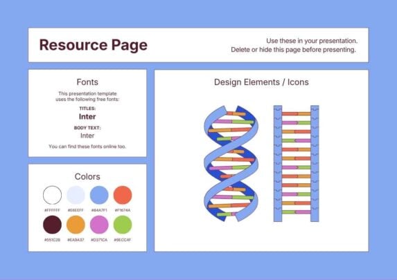DNA Structure Infographic. Free PPT & Google Slides Template ...