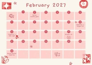 February 2027 Personal Calendar