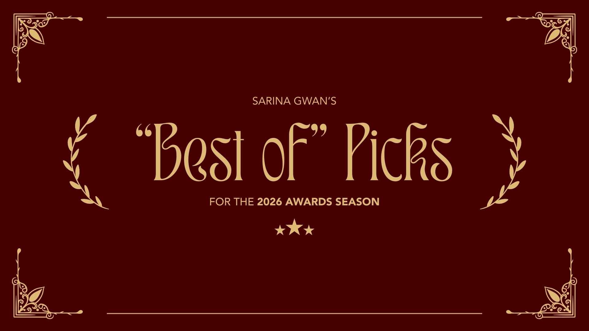 Film and TV Awards Slides - slide 1