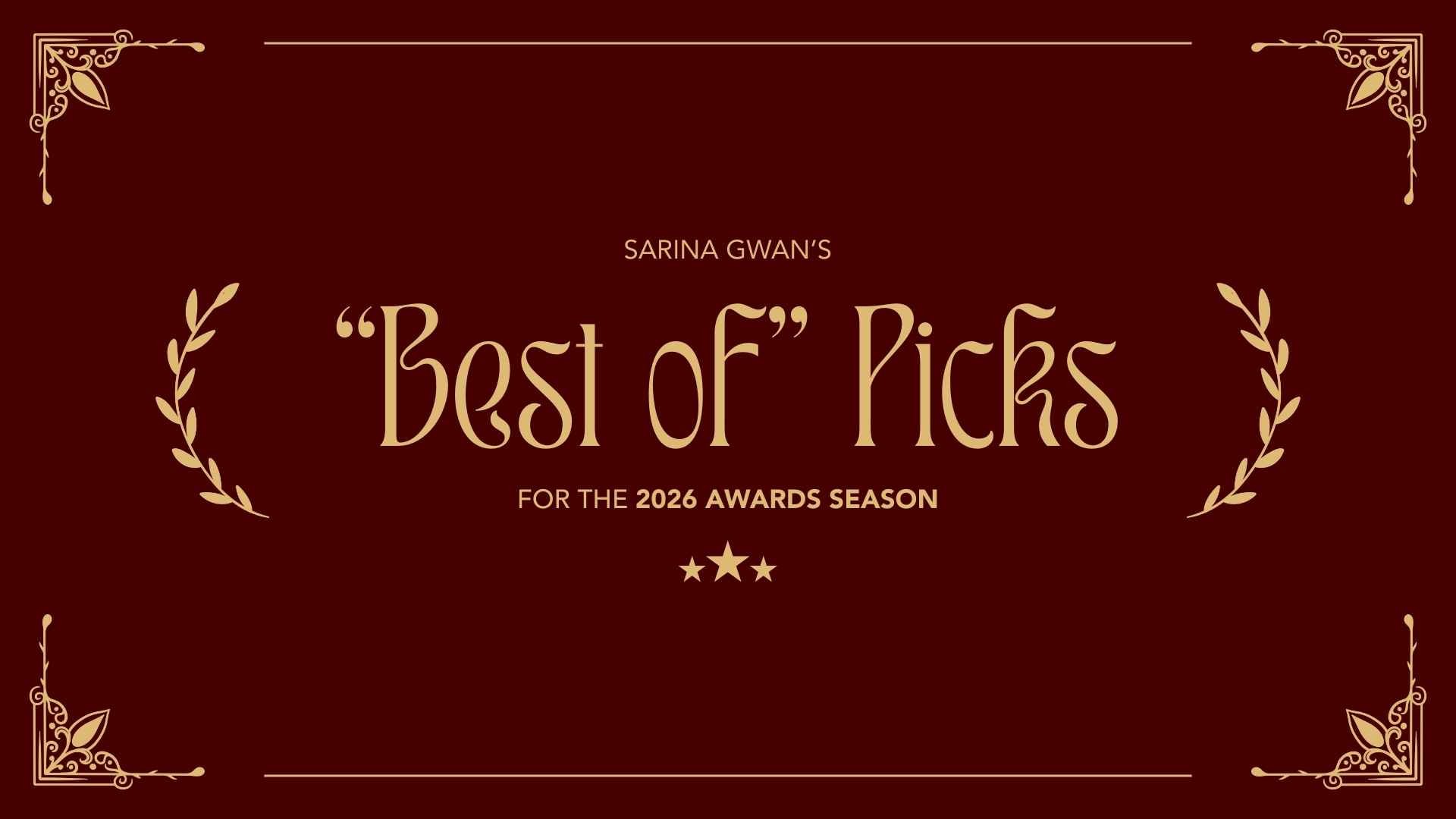 Film and TV Awards Slides - slide 1