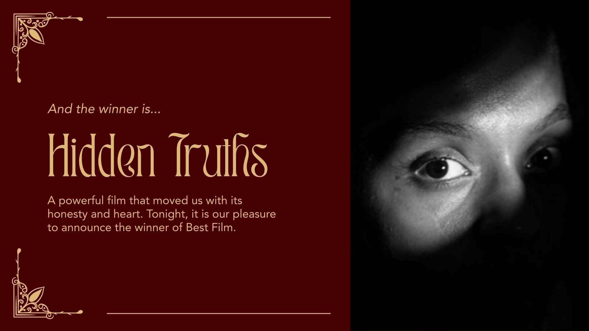 Film and TV Awards Slides - slide 12